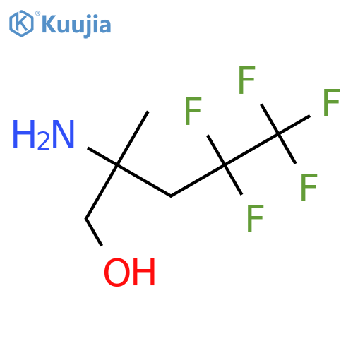 2-amino-4,4,5,5,5-pentafluoro-2-methylpentan-1-ol structure