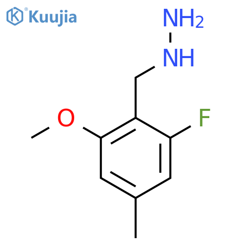 (2-fluoro-6-methoxy-4-methylphenyl)methylhydrazine structure