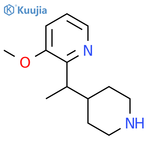3-methoxy-2-1-(piperidin-4-yl)ethylpyridine structure