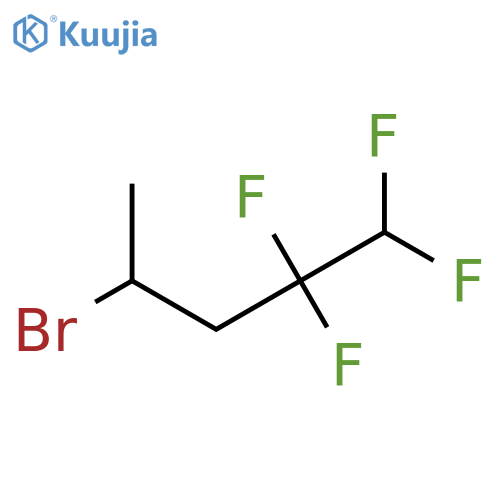 4-bromo-1,1,2,2-tetrafluoropentane structure