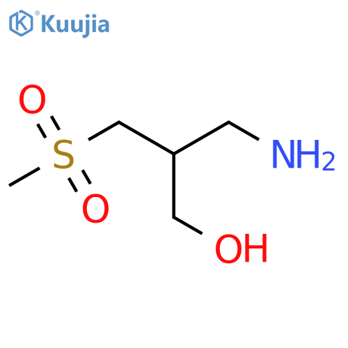 3-amino-2-(methanesulfonylmethyl)propan-1-ol structure
