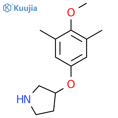 3-(4-methoxy-3,5-dimethylphenoxy)pyrrolidine structure