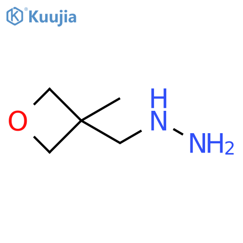 (3-methyloxetan-3-yl)methylhydrazine structure