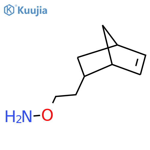 O-(2-{bicyclo2.2.1hept-5-en-2-yl}ethyl)hydroxylamine structure