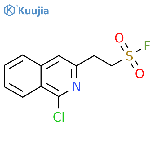 2-(1-chloroisoquinolin-3-yl)ethane-1-sulfonyl fluoride structure