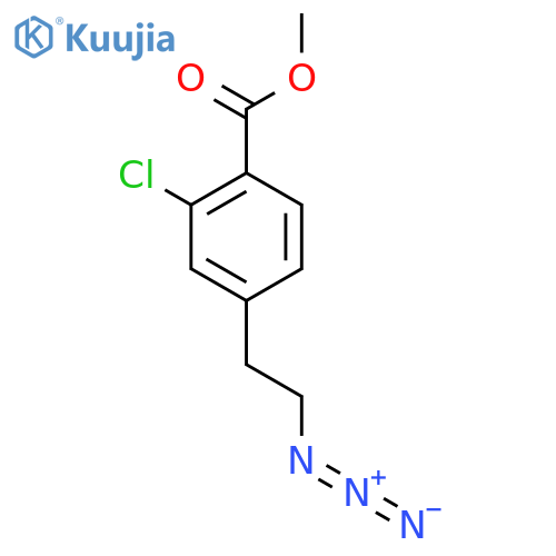 methyl 4-(2-azidoethyl)-2-chlorobenzoate structure
