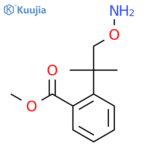 methyl 2-1-(aminooxy)-2-methylpropan-2-ylbenzoate structure
