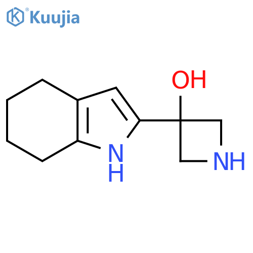 3-(4,5,6,7-tetrahydro-1H-indol-2-yl)azetidin-3-ol structure