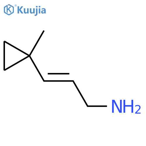 3-(1-methylcyclopropyl)prop-2-en-1-amine structure