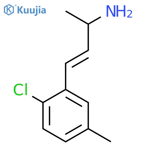 4-(2-chloro-5-methylphenyl)but-3-en-2-amine structure