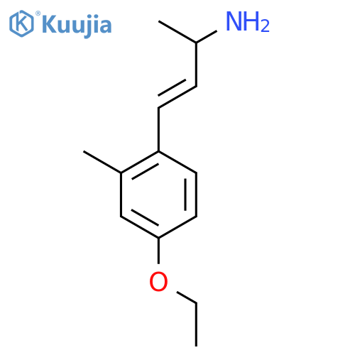 4-(4-ethoxy-2-methylphenyl)but-3-en-2-amine structure