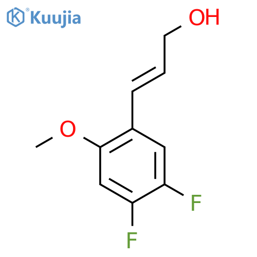 3-(4,5-difluoro-2-methoxyphenyl)prop-2-en-1-ol structure