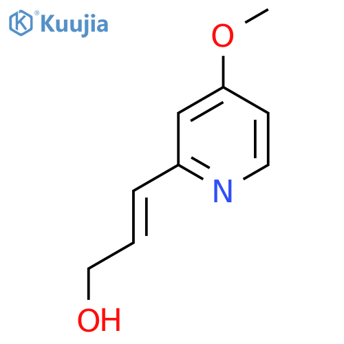 3-(4-methoxypyridin-2-yl)prop-2-en-1-ol structure