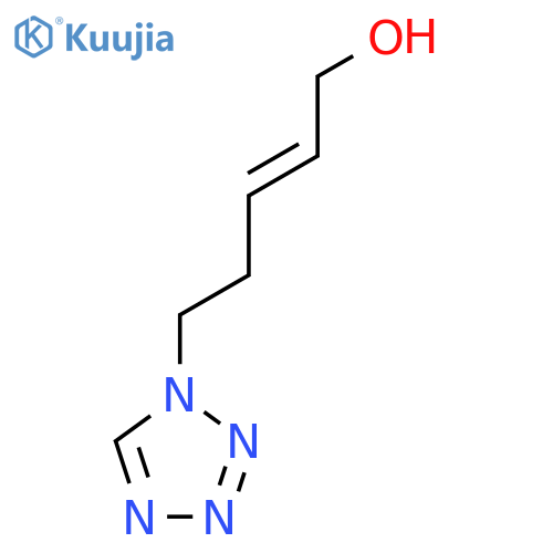 5-(1H-1,2,3,4-tetrazol-1-yl)pent-2-en-1-ol structure