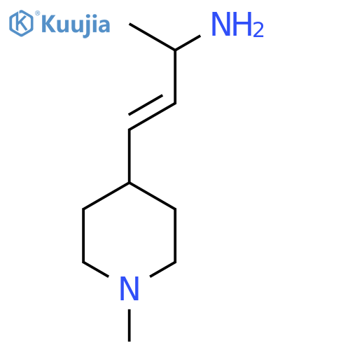4-(1-methylpiperidin-4-yl)but-3-en-2-amine structure