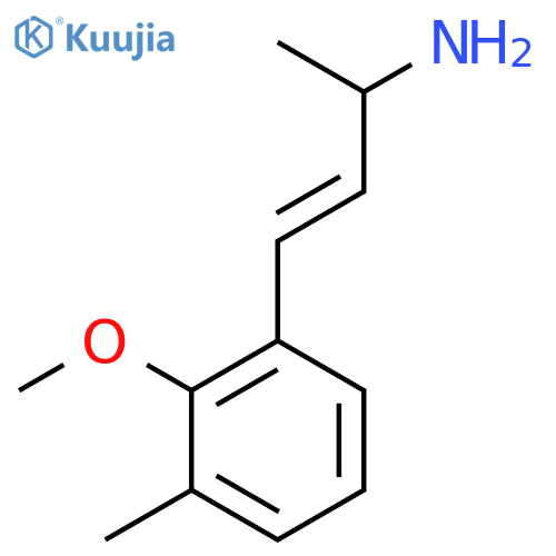 4-(2-methoxy-3-methylphenyl)but-3-en-2-amine structure