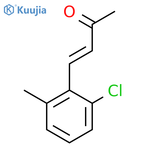 4-(2-chloro-6-methylphenyl)but-3-en-2-one structure