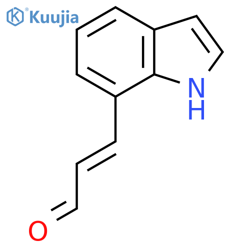 3-(1H-indol-7-yl)prop-2-enal structure