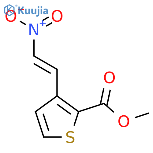 methyl 3-(2-nitroethenyl)thiophene-2-carboxylate structure