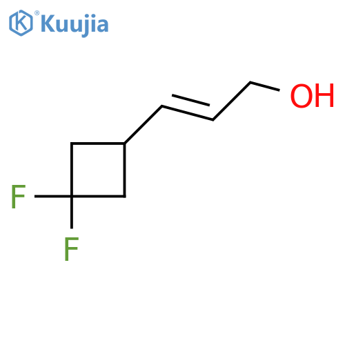 3-(3,3-difluorocyclobutyl)prop-2-en-1-ol structure