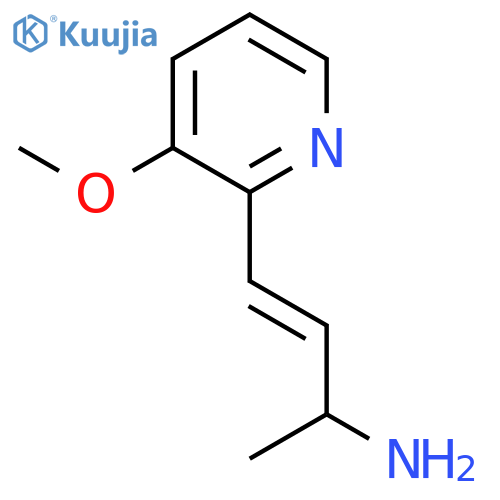 4-(3-methoxypyridin-2-yl)but-3-en-2-amine structure