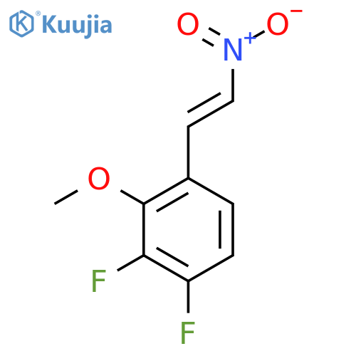 1,2-difluoro-3-methoxy-4-(2-nitroethenyl)benzene structure