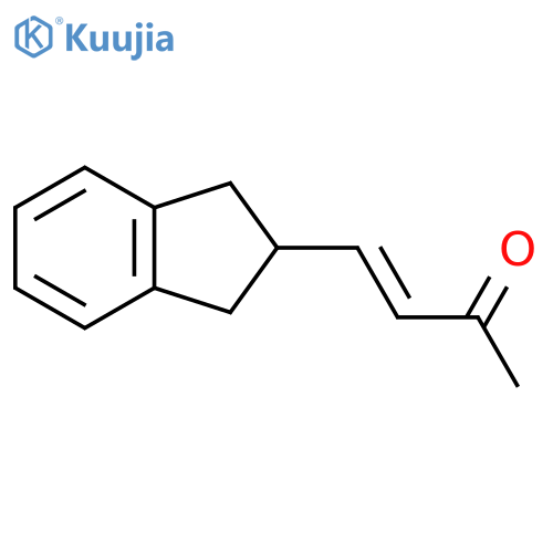 4-(2,3-dihydro-1H-inden-2-yl)but-3-en-2-one structure