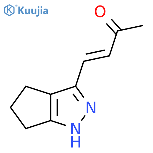 4-{1H,4H,5H,6H-cyclopentacpyrazol-3-yl}but-3-en-2-one structure