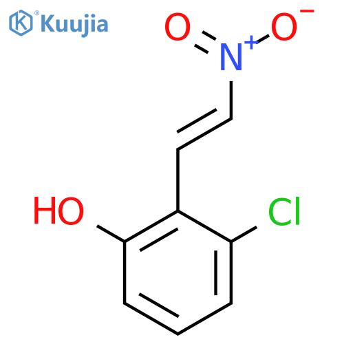 3-chloro-2-(2-nitroethenyl)phenol structure