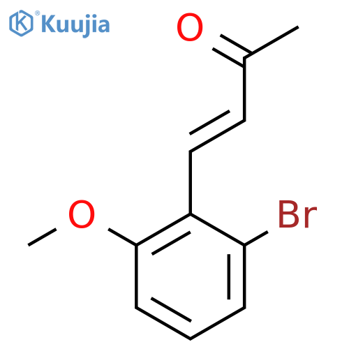 4-(2-bromo-6-methoxyphenyl)but-3-en-2-one structure