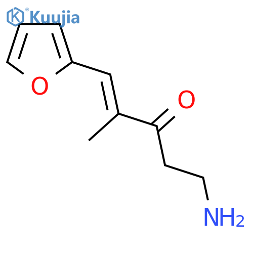 5-amino-1-(furan-2-yl)-2-methylpent-1-en-3-one structure