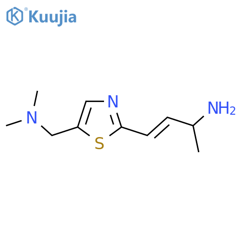4-{5-(dimethylamino)methyl-1,3-thiazol-2-yl}but-3-en-2-amine structure