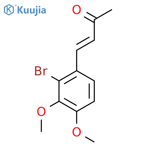 4-(2-bromo-3,4-dimethoxyphenyl)but-3-en-2-one structure