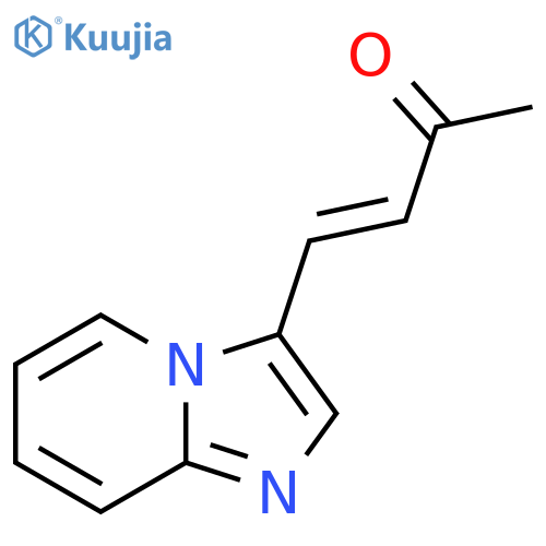 4-{imidazo1,2-apyridin-3-yl}but-3-en-2-one structure