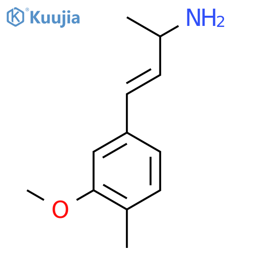 4-(3-methoxy-4-methylphenyl)but-3-en-2-amine structure