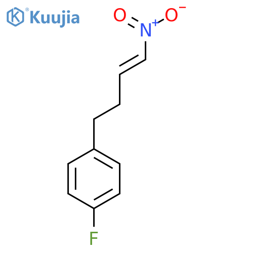 1-fluoro-4-(4-nitrobut-3-en-1-yl)benzene structure