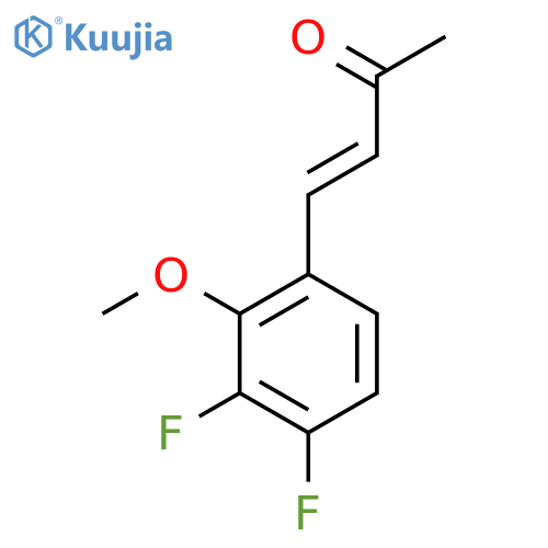 4-(3,4-difluoro-2-methoxyphenyl)but-3-en-2-one structure