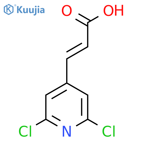 3-(2,6-dichloropyridin-4-yl)prop-2-enoic acid structure