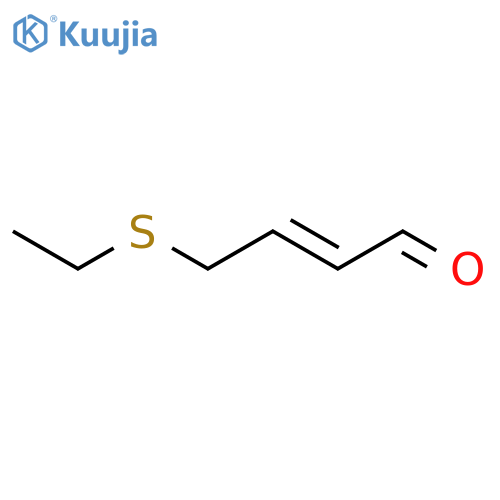 4-(ethylsulfanyl)but-2-enal structure