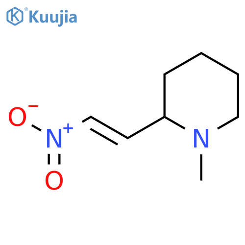 1-methyl-2-(2-nitroethenyl)piperidine structure
