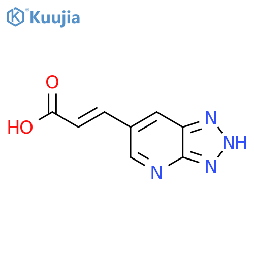 3-{3H-1,2,3triazolo4,5-bpyridin-6-yl}prop-2-enoic acid structure