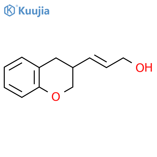 3-(3,4-dihydro-2H-1-benzopyran-3-yl)prop-2-en-1-ol structure