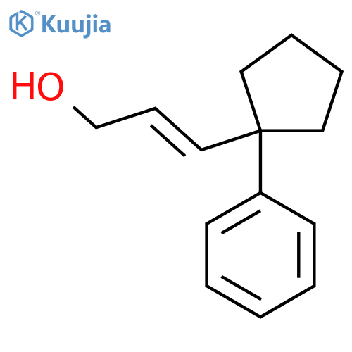 3-(1-phenylcyclopentyl)prop-2-en-1-ol structure