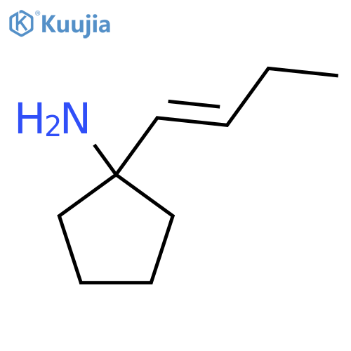 1-(but-1-en-1-yl)cyclopentan-1-amine structure