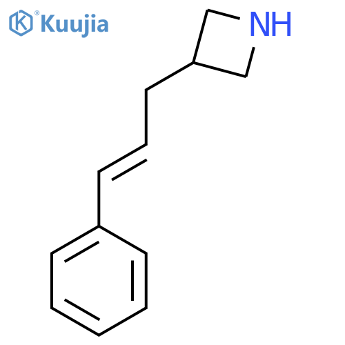3-(3-phenylprop-2-en-1-yl)azetidine structure