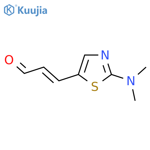 3-2-(dimethylamino)-1,3-thiazol-5-ylprop-2-enal structure