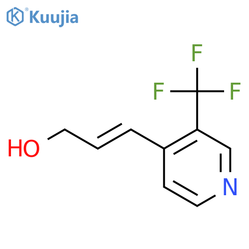 3-3-(trifluoromethyl)pyridin-4-ylprop-2-en-1-ol structure