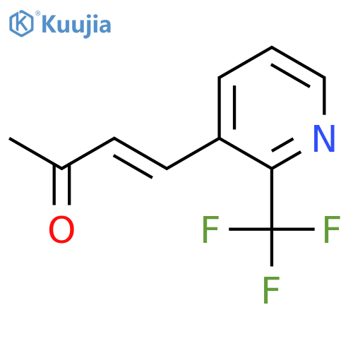 4-2-(trifluoromethyl)pyridin-3-ylbut-3-en-2-one structure