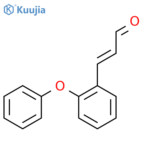 3-(2-phenoxyphenyl)prop-2-enal structure