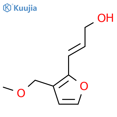 3-3-(methoxymethyl)furan-2-ylprop-2-en-1-ol structure